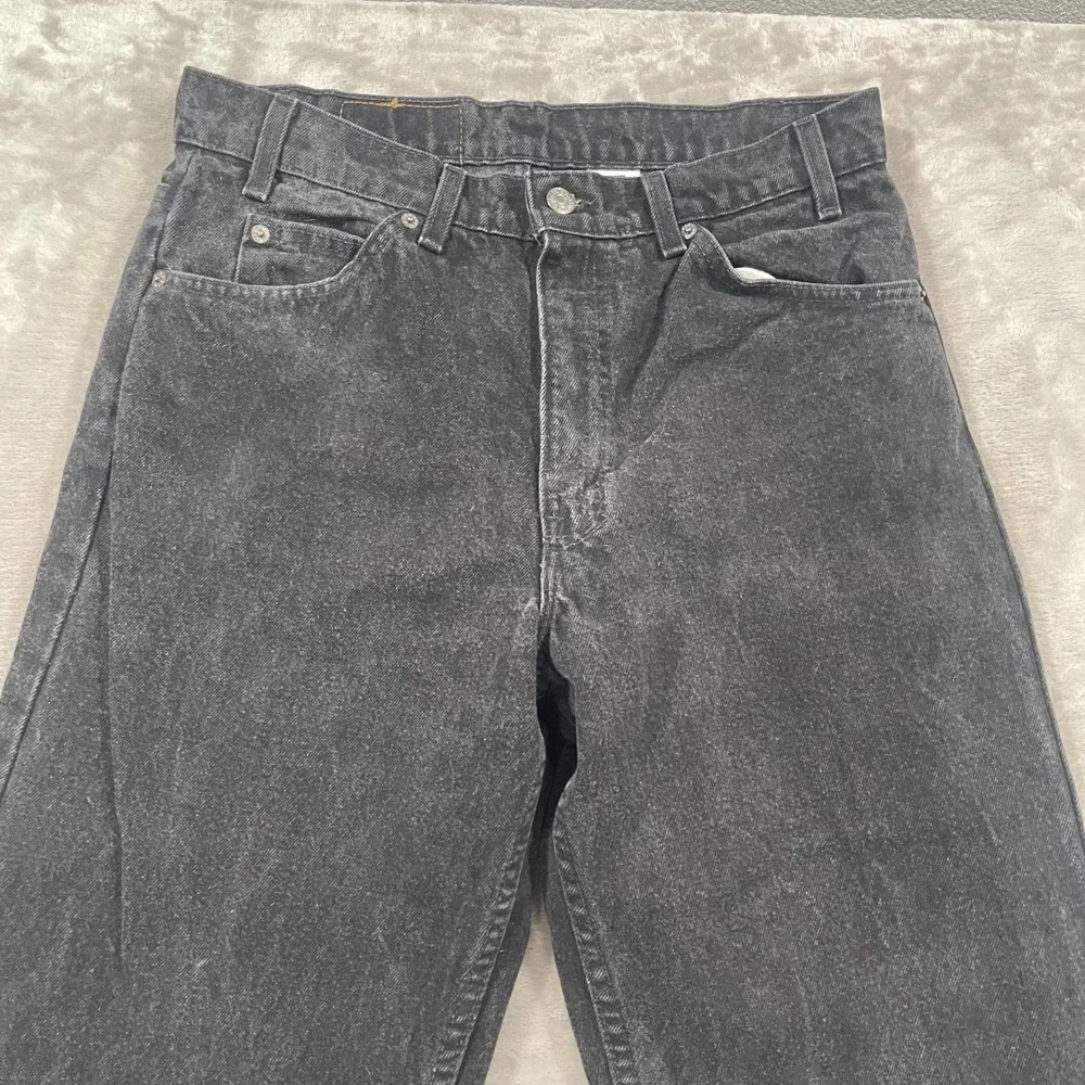 Vintage Levis 550 Jeans Mens 32x36 Black Relaxed Tapered Made in USA 90s